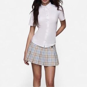 Urban Outfitters Plaid Pleated Mini Skirt [BNWT]